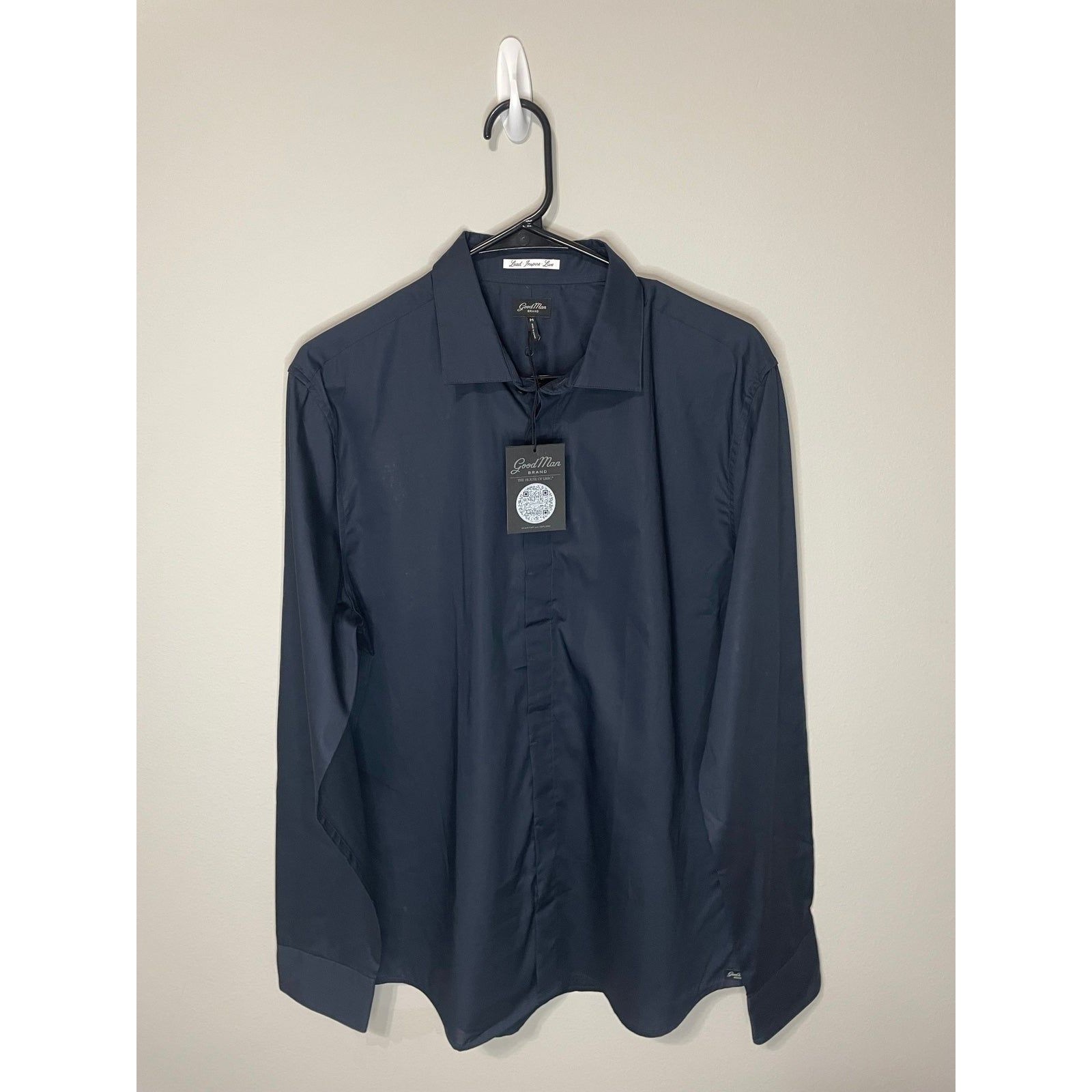Goodman Brand Blue Long Sleeve Oxford Shirt